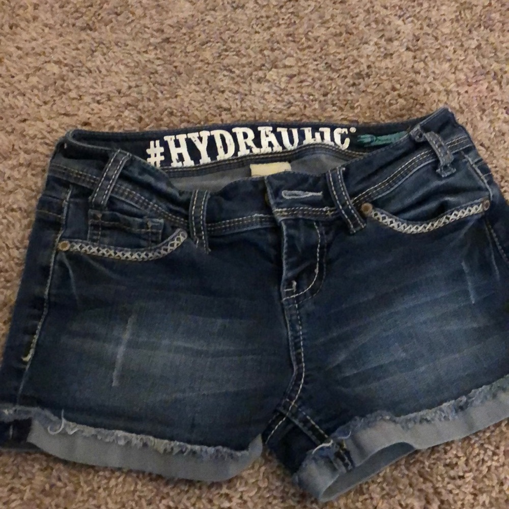 Dark Wash Jean Shorts